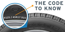 get the tire size